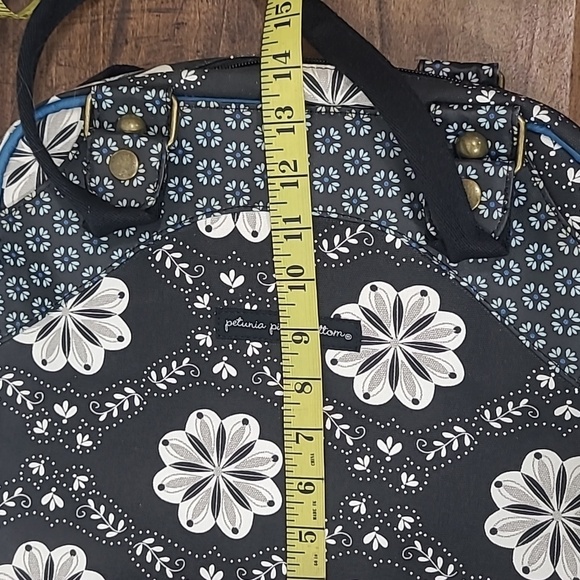 EUC Petunia Pickle Bottom It's A Small World Backpack Medium Tote Women's Bag - Picture 13 of 14